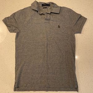 Polo Ralph Lauren Iconic Mesh Polo Shirt - Gray - Size S